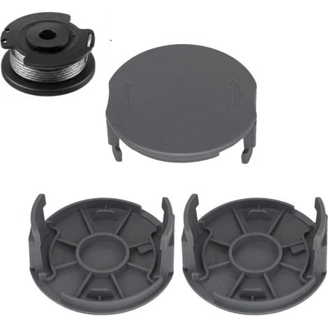 Capuchon de bobine F016F05320 compatible Bosch 3600HC1JB0 EasyGrassCut 18 23 26 18-26 18-230 18-260 coupe-herbe, couvercle de remplacement pour tête fil (lot de 3) (1/4)