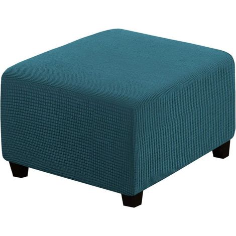 Housse de pouf extensible Housse de protection pour pouf Protecteur de pouf Housse de rangement pour pouf Protecteur de meubles Housse de protection Soft Rectangle avec ceinture élastique (1/4)