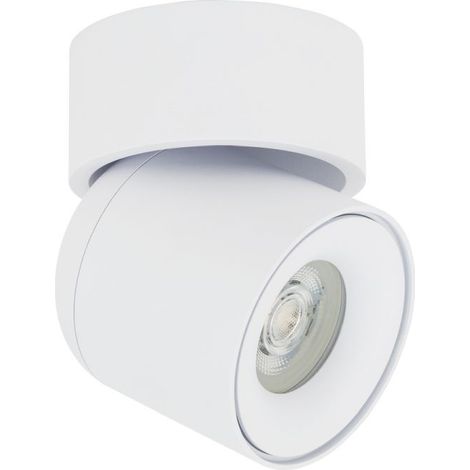 Deckenleuchte Weiß B: 9.4 cm klein Aluminium GU10 verstellbar Deckenlampe Spot
