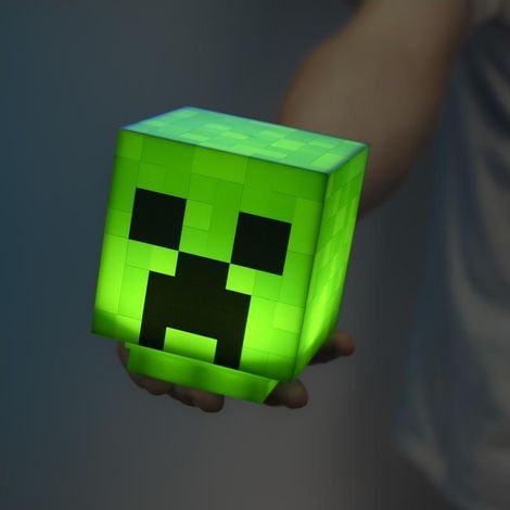 Lampada Creeper craft verde 11 cm plastica biodegradabile (1/3)