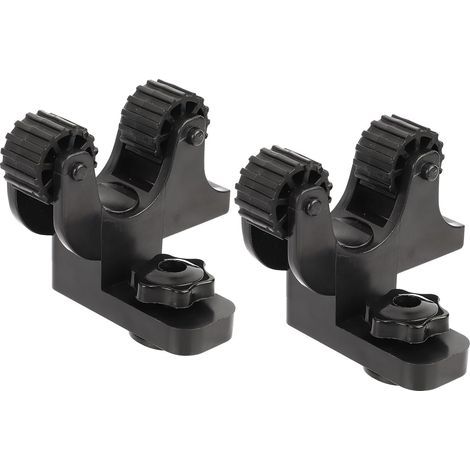 Lot de 2 supports de pagaie de kayak, accessoires de montage noir, support de rame, pagaie à maintien rapide (1/5)