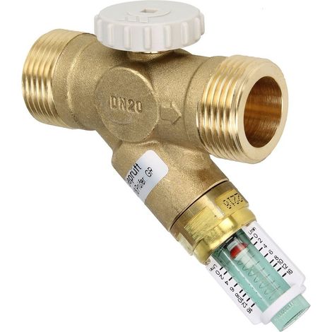 Watts – Vanne de réglage 1'' FM – Filetage plomberie 1'' – Corps rotatif pour lecture débit – Compatible systèmes chauffage et climatisation