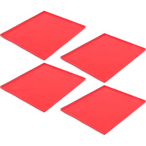 Tapis en Silicone Alimentaire Antiadhésif pour Rouleaux de Gâteau et Biscuits, Moule Souple pour Déshydrateur avec Bord Relevé (1/5)