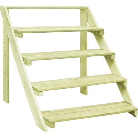 Soporte para plantas madera de pino impregnada 80x80x80 cm vidaXL (1/2)