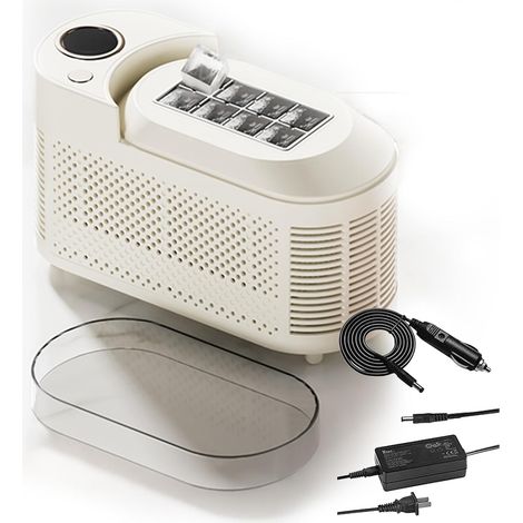 Camping Eismaschine Tragbare Eismaschine Eiswürfelbereiter Beige (1/5)