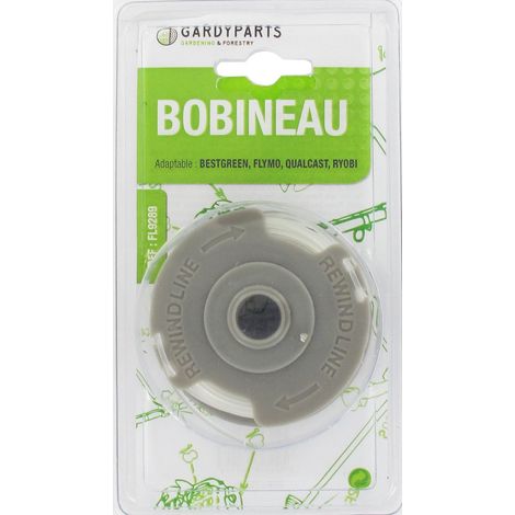CENTRALE BRICO Bobineau adaptable BESTGREEN, FLYMO, GREENWORKS, JCB, OZAKI, QUALCAST, RYOBI (1/2)