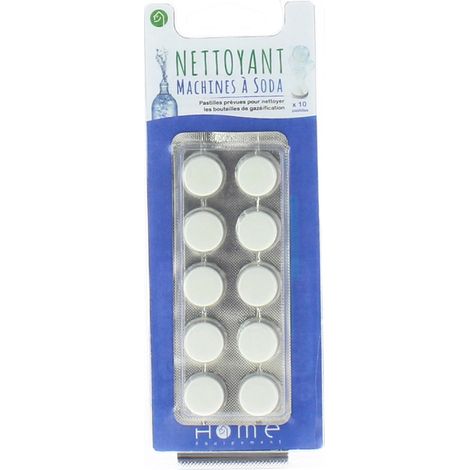 Pastilles nettoyantes à l'oxygène actif par 10 pour Cafetiere ou Machine à soda A95557 pour Machine à boisson