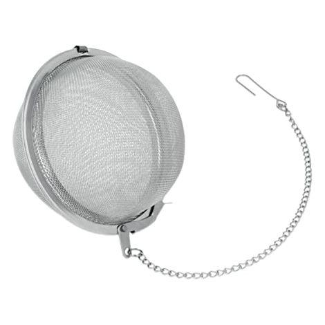 Metaltex Filtro da tè classico grigio in acciaio inox (1/4)