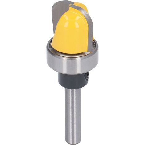 Bündigfräser aus hochhartem Stahl 45 mit PTFE-Beschichtung für Schubladen, tiefe Rundung, 6 x 3/4 Zoll (1/5)
