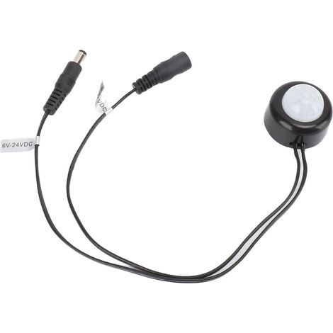 Détecteur de mouvement PIR automatique 6-24 V CC 5 A pour éclairage LED de placard (1/5)
