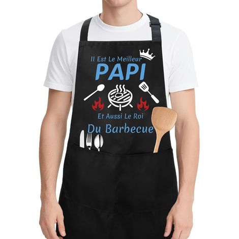 Cadeau Fête Des Papy Cadeau Papy Tablier Homme Cadeaux Fete Des Papi Grand Peres Idee Cadeaux Anniversaire Retraite Noel Pour Grand Père Bretelles Ceinture Réglables (1/5)