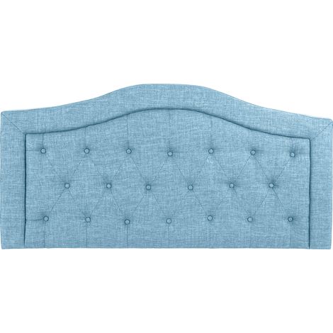 Polyester Holzbett 145x8x72 Holz Capiton Polyester Material Mehrfarbige Farbfamilie Nachttische, Bettköpfe und Nockendetails (1/4)
