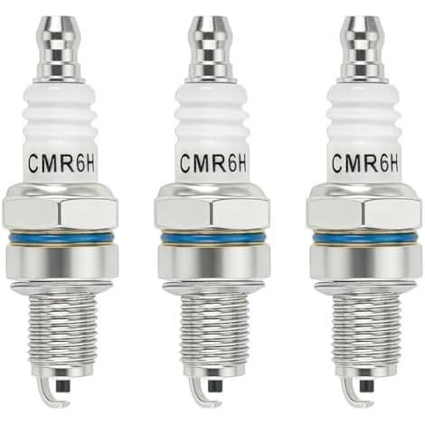 3 Pièces CMR6H Bougie d'Allumage pour Stihl MS170 MS171 MS181 MS211 FS90 MS231 MS241 FS100 FS110 BG56 NGK 3365 Tondeuse Souffleurs Débroussailleuses Tronconneuse - (1/5)