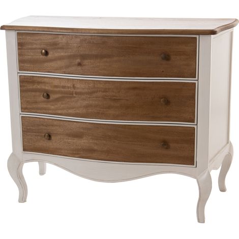 Amadeus - Commode 3 tiroirs en bois et chêne L104 cm Loberon (1/5)