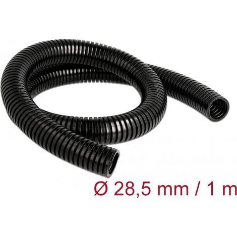 Delock Manguito de protecciÃ³n de cables 1 m x 28,5 mm negro