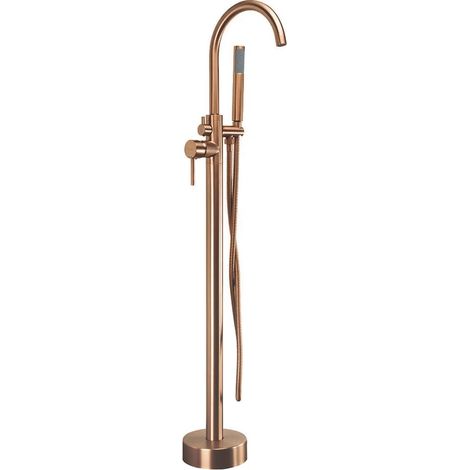 BODENBADEWANNENARMATUR REA LUNGO BRUSH COPPER