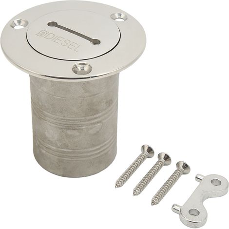 Port de Remplissage Marine 316 Inoxydable 50mm pour Réservoirs Diesel Bateaux Yachts (1/5)