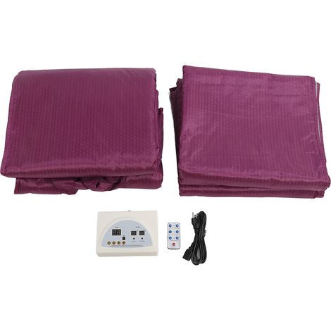 Couverture Sauna Infrarouge Pour Brûler Les Graisses, Soulager Les Douleurs, Transpiration Multi-Fonction, Violet, Prise Américaine 110V (1/5)
