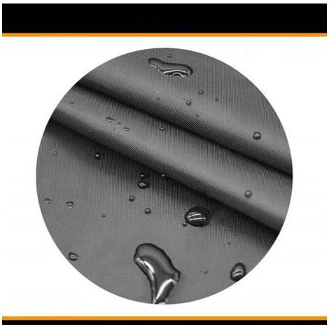 AHLSEN Housse de protection pour foyer - Housse de table de foyer carrée 420D imperméable et résistante pour patio - Noire (carrée - 82 x 82 x 61 cm)
