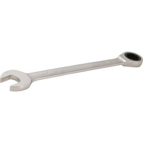 Dapetz ® Fixed Head Ratchet Metric Spanner Open End Ring 27mm, Mirror Polished, Raised Panel Spanner, Chrome Vanadium Steel Under Narrow Space Condition Combination Spanner Suitable for Mechanics (1/5)
