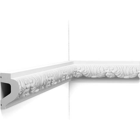 P3020 Cimaise murale Orac Decor - 6x3,2x200cm (h x p x L) - moulure décorative polyuréthane A l'unité