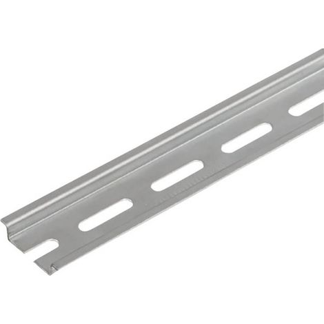 Weidmüller TS 35X7.5/LL perfil de riel metálico plateado