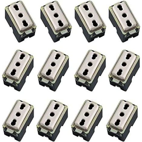 PROMO 12 PRESE BIVALENTI COMPATIBILE TIPO MAGIC PRESA BIPASSO 16A 2P + T 250VOLT (1/2)