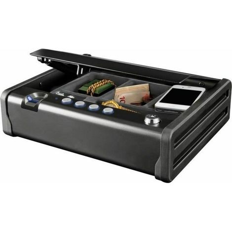Master Lock Coffre-fort biometrique compact a acces rapide MLD08EB (1/5)