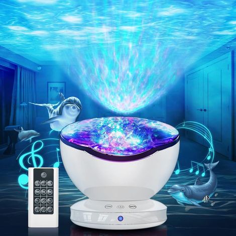 lampe projecteur led avec simulation de vagues oceaniques veilleuse pour enfants