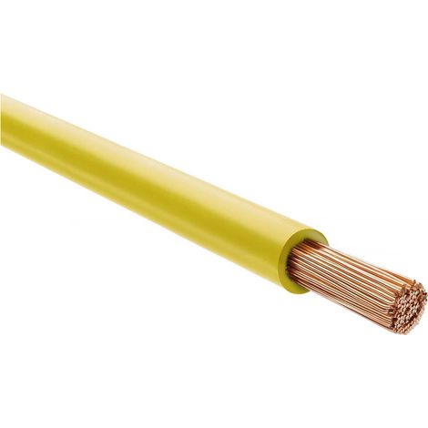X07V-K 1X35mm² Einzelader PVC gelb AD 11,7mm Nennspannung Uo/U 450V/750V - 1 Meter