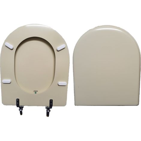 Copriwater Alpina Dolomite legno rivestito in resina poliestere Champagne (1/2)
