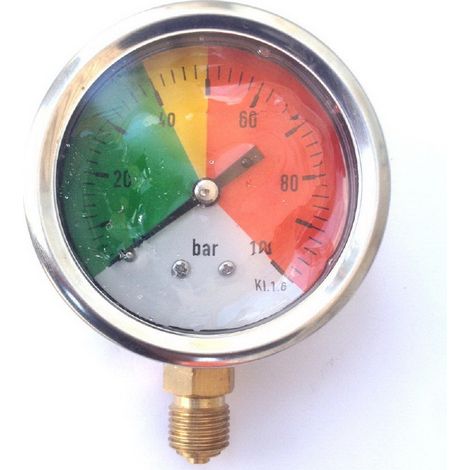 Manometro Radial Os 0 100 Bar  Ref 449217