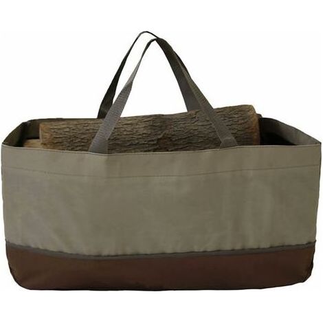 Porte-bûches et Sac fourre-Tout de qualité supérieure paniers de Stockage de bûches Robuste et Extra Large Idéal pour cheminées poêles à Bois Bois à brûler Camping Plage 600D Oxford (1/5)