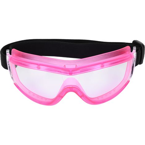 Lunettes de protection anti-buée, anti-poussière et imperméables pour enfants, unisexes, pour le cyclisme, coupe-vent (rose) (1/5)