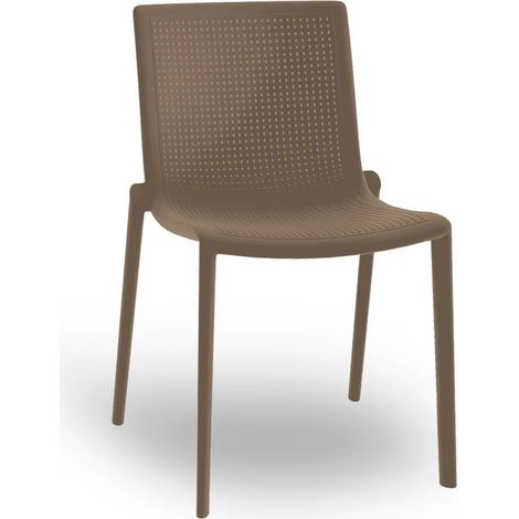 Silla de jardín resol beekat apilable ventilación exterior