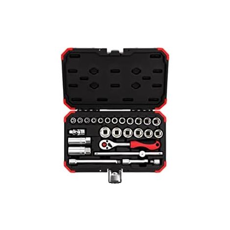 Gedore R59003026 Juego de llaves de vaso rojo 26 piezas (1/5)