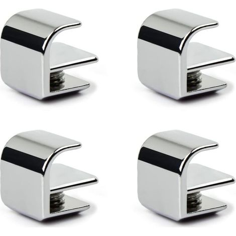 -DOUche Armoire Poignée pour Portes -DOUche, Portes Coulissantes,Sans Perçage,Pinces à Verre Peuvent Contenir du Verre de 3 à 6 mm D'épaisseur -DOU