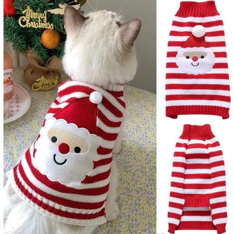 pull Pour Chien (pre Nol, Rouge - L), Costumes De Nol Pour Chiens Et Chats, Costumes De Nol Pour Chiens Et Chats, Costumes De Nol Pour Chiots Et A (1/5)