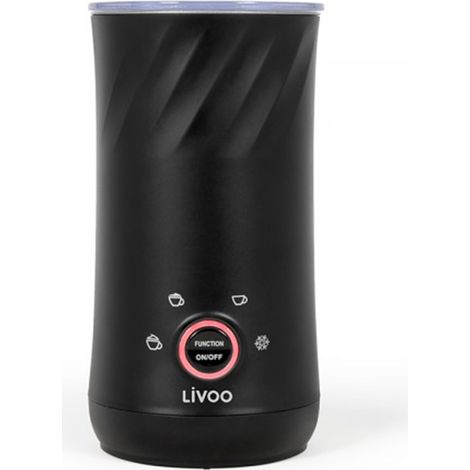 LIVOO Mousseur à lait électrique compact noir 9.9x18.9cm 660g (1/4)