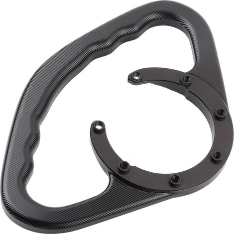 Poignée passager en alliage d'aluminium noir compatible Honda CBR250 400 600 moto (1/5)