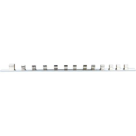 KS  TOOLS  3/8"+1/2"  Tira  de  clips  para  13  vasos  -  913.3930-99