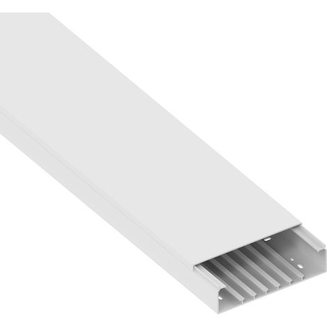 GGK – Goulotte électrique préperforée 60 x 230 mm – Longueur 1,30 m – IK10 résistant aux chocs – Revêtement glossy facile à nettoyer (1/5)