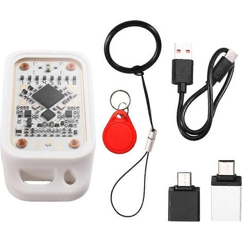Lecteur/graveur d'émulateur de puce RFID Chameleon V3.0 + porte-clés UID NFC (lecture/écriture, 125K, 13,56 MHz) pour cartes à puce d'identification (1/5)