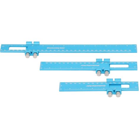 Règle De Traçage De Type T pour Le Travail du Bois, Règle De Mesure De Marquage Multifonctionnelle en Alliage D'aluminium (1/5)
