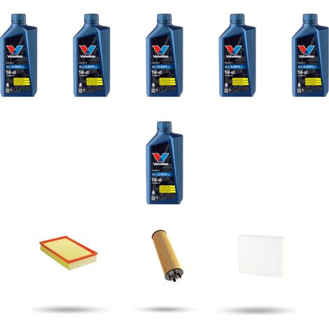 Kit tagliando 4 FILTRI e 6L OLIO compatibile con Volvo V70 II 2.5 R AWD 211Kw dal 2003 al 2007 (1/5)