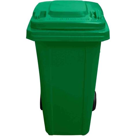 Contenedor de Basura Reciclables de Colores con Ruedas y Mango Antideslizantes 120L, 240L, 360L, 800L y 1100L (1/5)