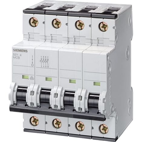 Siemens 20A 4P 6KA Disjoncteur automatique 4M 5SY6420-7