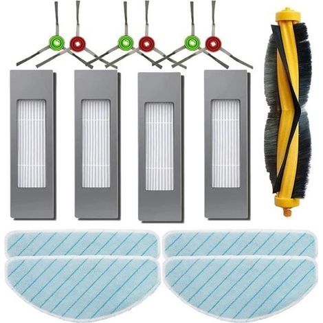 Ersatz-Wischmopp-Set für den Seitenbürstenfilter des Ecovacs Deebot Saugroboters (1/4)