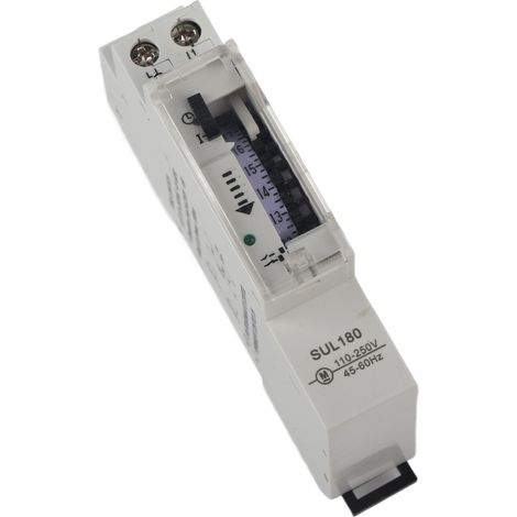 Minuterie automatique haute précision SUL180 24 heures avec voyant lumineux 110-250 V (1/5)