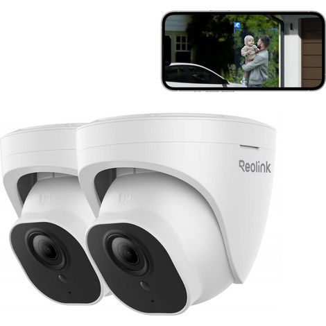 Reolink – Caméra de surveillance PoE 8MP 4K – Détection de personne/véhicule – Vision nocturne IR – Étanchéité IP66 – Installation facile (1/5)